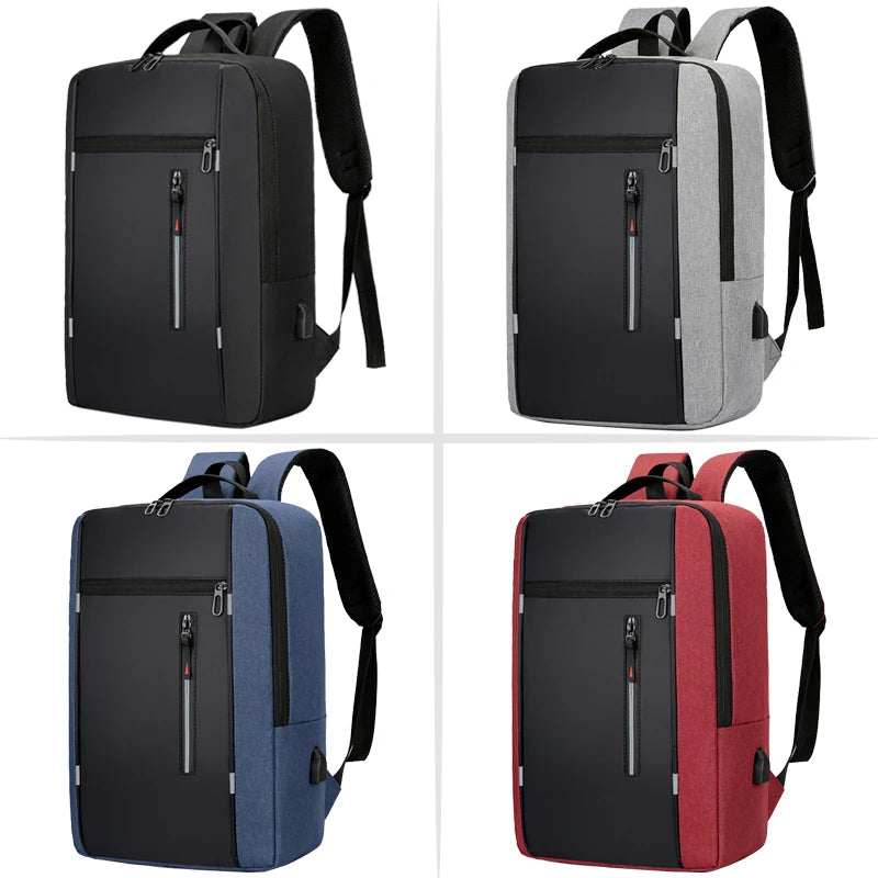 Mochila Masculina Executiva Impermeável com Porta USB para Notebook 15,6”